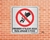 Placa Proibido Utilizar Água para Apagar o Fogo - P3 (Cod: PI19) - comprar online
