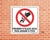 Placa Proibido Utilizar Água para Apagar o Fogo - P3 (Cod: PI19) - Placas Prontas | Atacadista RJ