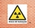Placa Risco de Radiação - A6 (Cod: PI28) - Placas Prontas | Atacadista RJ