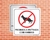 Placa Proibida a entrada com animais (Cod: PI29)