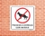 Placa Proibida a entrada com animais (Cod: PI29) na internet