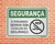 Placa Segurança É Proibido Serrar Sem Óculos de Segurança (Cod: SE23) - comprar online