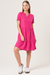 Vestido Curto Camadas Pink - comprar online
