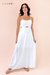 Vestido Longo Lastex Branco