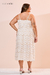 Vestido Midi Bordado Branco - Blumarine Rio