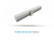 Perfil 20 x 21mm Pendente ou Sobrepor Alumínio com difusor leitoso para fitas Led Rígido 3 Metros Ref.: 3205 / 575 - loja online
