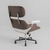 Poltrona Charles Eames Executiva Officer Couro Ecológico - comprar online