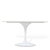 Mesa Saarinen Oval 120x80cm Tampo em Mármore Carrara - comprar online