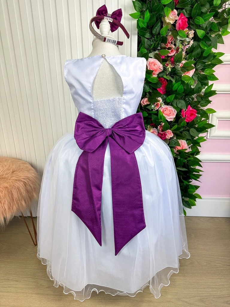 Laço para vestido de daminha 2025