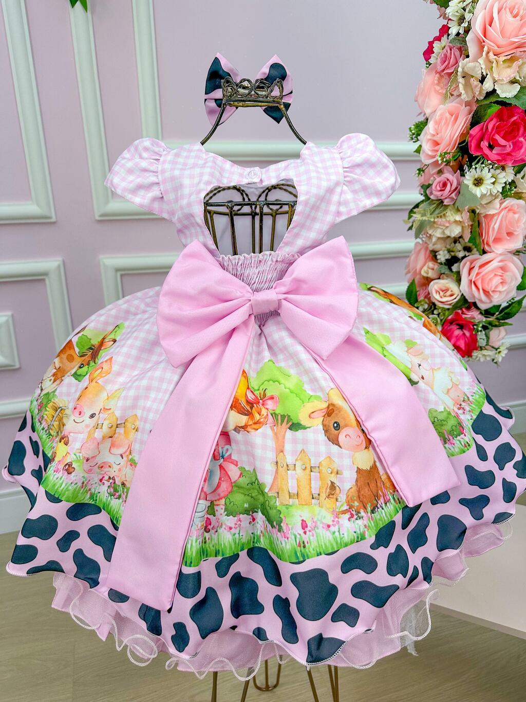 Vestido fazendinha sale luxo
