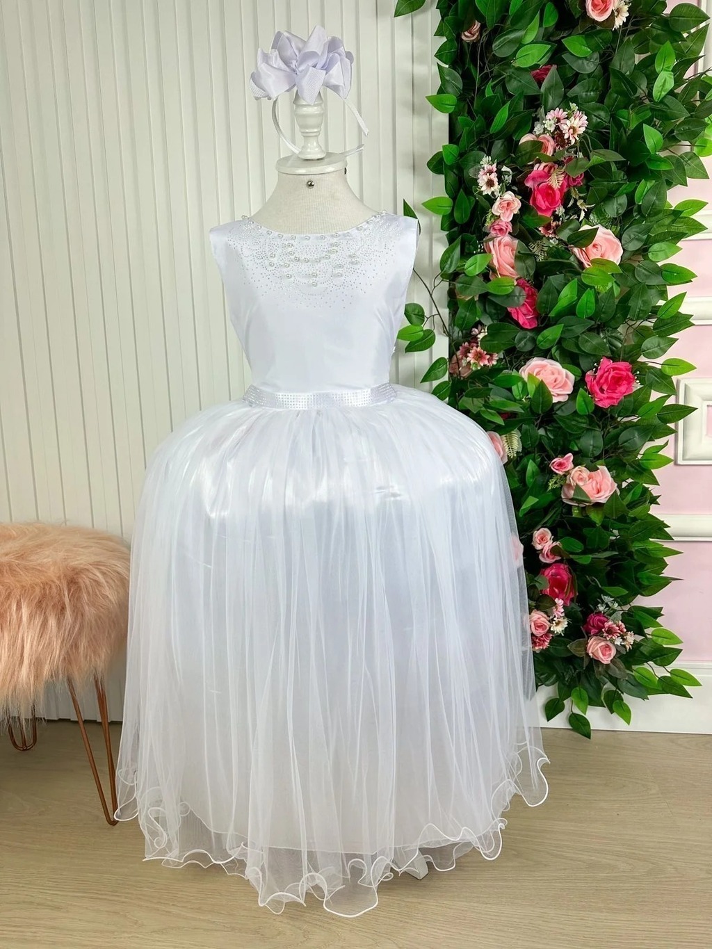 Vestido de daminha de cheap luxo