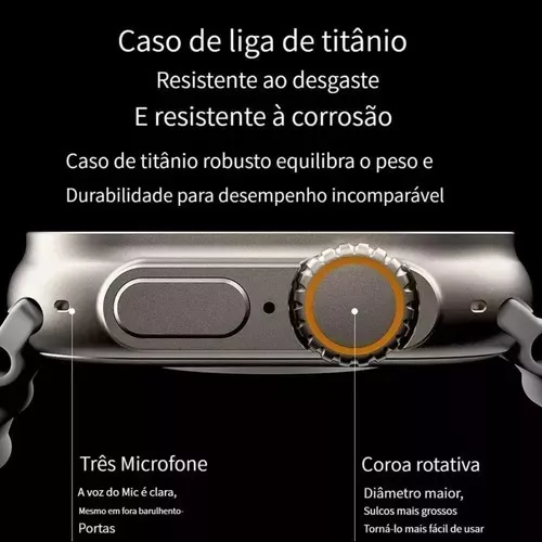 Relógio Inteligente Smartwatch Series 8 Ultra 49mm - FPNet