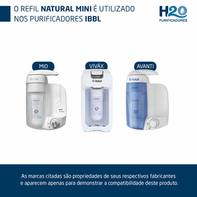 Refil Filtro IBBL Avanti Natural Mini | H2O Purificadores