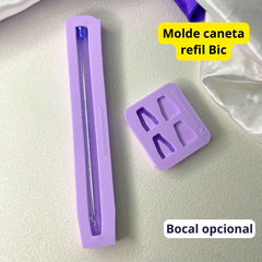 Molde caneta. Criado para usar o canudo da caneta bicc. - Moldes da mona