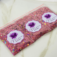 Glitter flocado para resinas. 10g 1 pacote. - comprar online