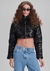 Jaqueta Cropped Puffer Paetê MYFT na internet