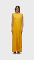 Vestido sleeveless wrinkled color Amarelo - a.DONA.do.SANTo store®