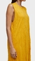 Vestido sleeveless wrinkled color Amarelo na internet