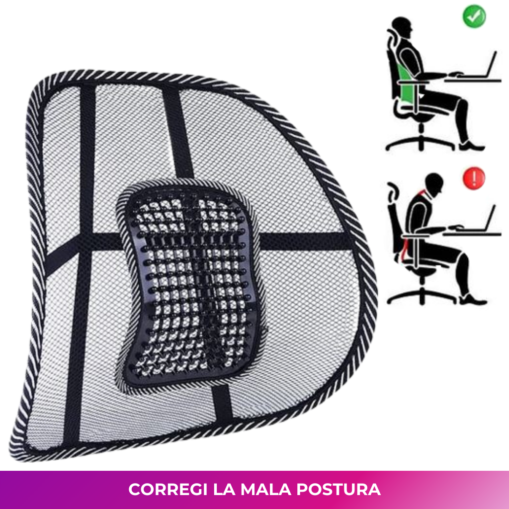 Soporte Respaldo Lumbar Ergonomico Auto Silla