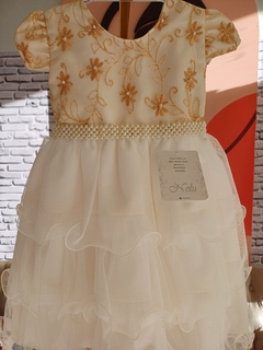 Vestido bordado Infantil Bebê festa na internet