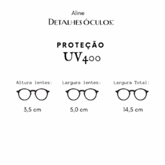 Oculos Aline Preto - loja online