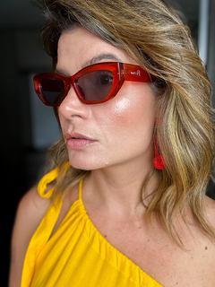 Óculos Flávia Vermelho - comprar online