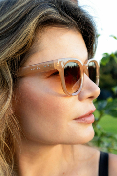 Óculos Leticia Bege - comprar online