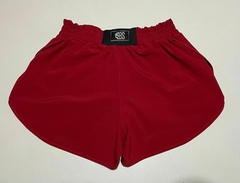 Short feminino duplo Flow BSCross - Vermelho - loja online