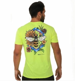 Camiseta Masculina BSCross Bee Flowers