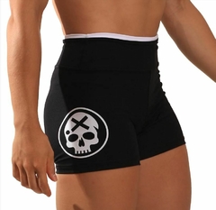 Short intermediário BSCross Skull - Preto / Branco