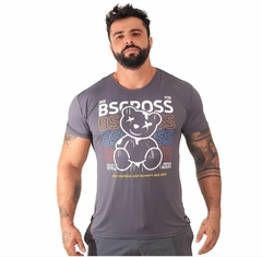 Camiseta Masculina Bear BSCross - Cinza