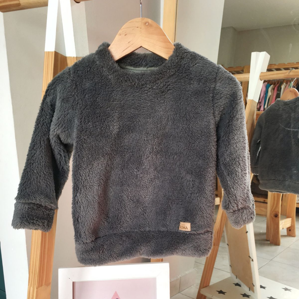 Buzo Corderito Gris Comprar en Mini Roma