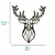 Figuras Geométricas - Animales Decorativos x4 unidades - comprar online