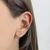 Piercing Pressão Cristais Ovais Colors Banho Ouro - loja online