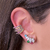 Brinco Ear Cuff Navete Zirc Colors Banho Ródio na internet