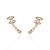 Brinco Ear Cuff Pequeno Zircônias Folheado em Ouro