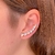 Brinco Ear Cuff Pontos de Luz Zircônias Banho Ouro - loja online