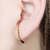 Brinco Ear Hook Linha Zircônias Banho Ouro - comprar online