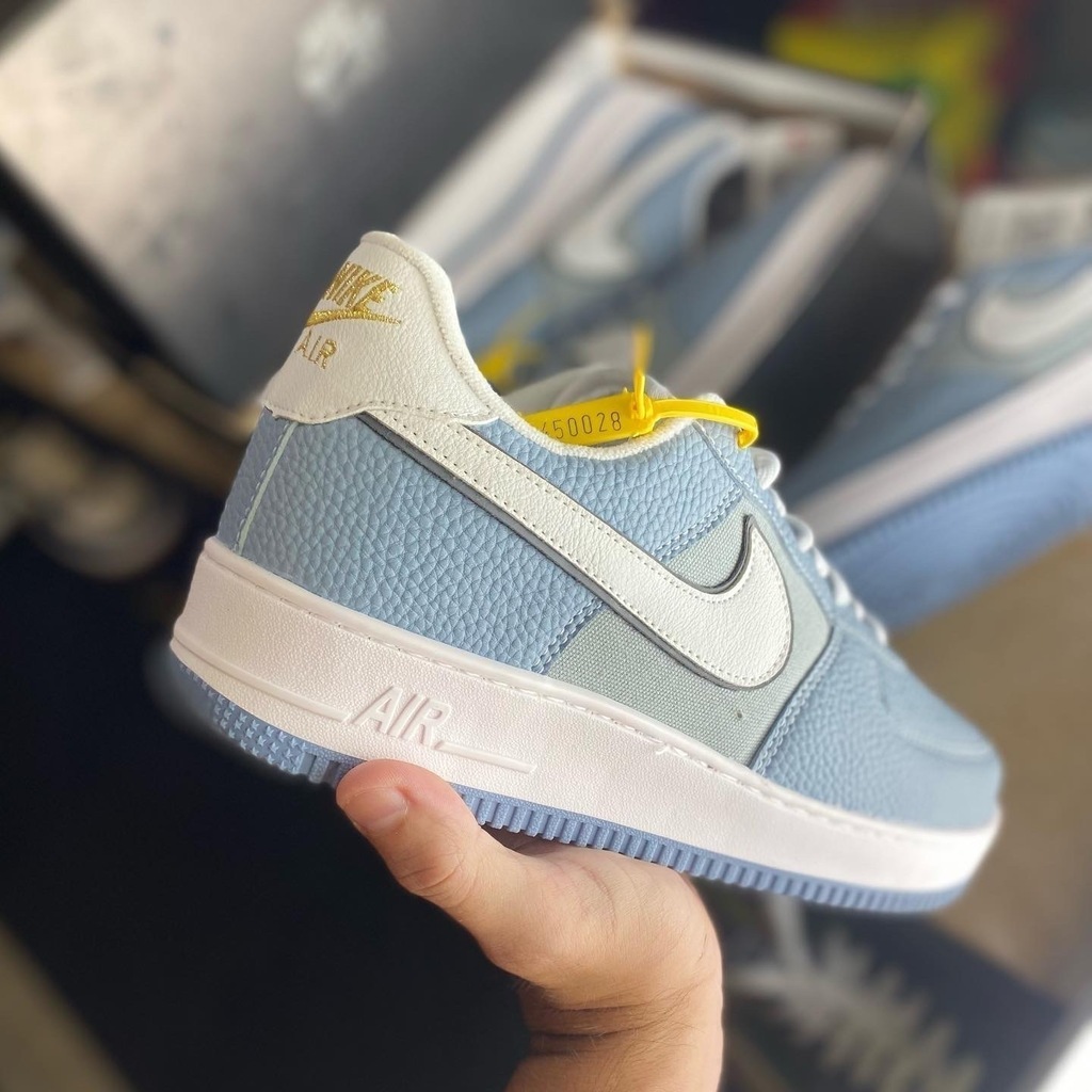 TENIS NIKE AIR FORCE F1 AZULL BB HUNGRIA SOMBRA GRAFITE FORMA GRANDE Ref. 133
