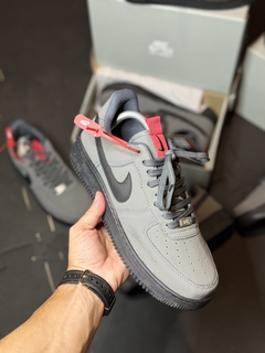 Black and grey sales nike air forces