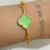 Bracelete inspiração verde