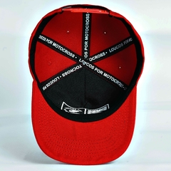 Boné Vermelho Loucos Por Motocross - Loucos por Motocross