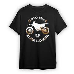 Camiseta Moto Suja Alma Lava 100% Algodão - comprar online