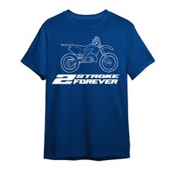 Camiseta 2Stroke Forever Azul Marinho 100% Algodão - comprar online