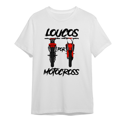 Camiseta Loucos por Motocross 100% Algodão - comprar online