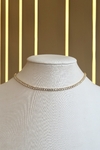 Choker Riviera 2mm Banhado a Ouro