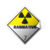 Placa Rótulo de Risco Classe 7 Radioativo na internet