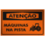 Placa Atenção Máquinas na pista - comprar online