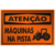Placa Atenção Máquinas na pista - SIGA IND E COM DE ARTIGOS PARA SINALIZAÇÃO LTDA