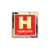 Placa em Aço INOX Espelhado Fotoluminescente - Hidrante (H)
